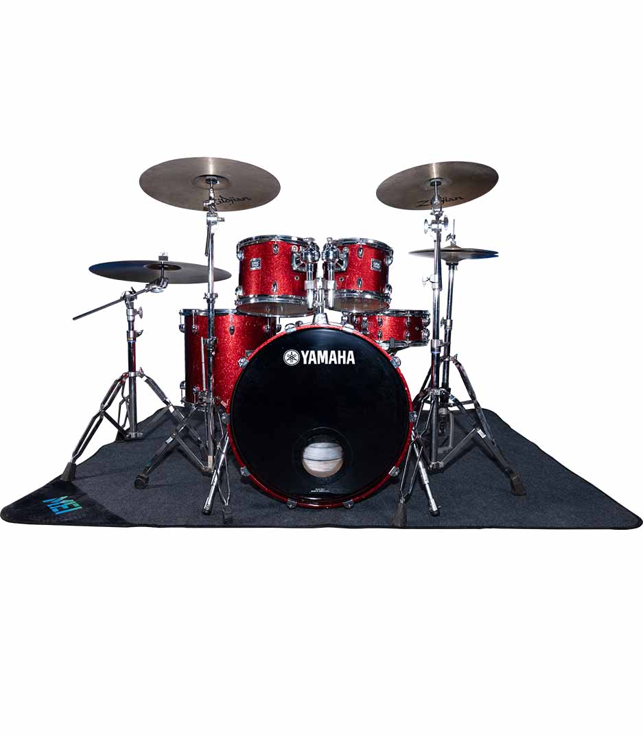 Yamaha Oak Custom Red Sparkle 5pc Drumkit